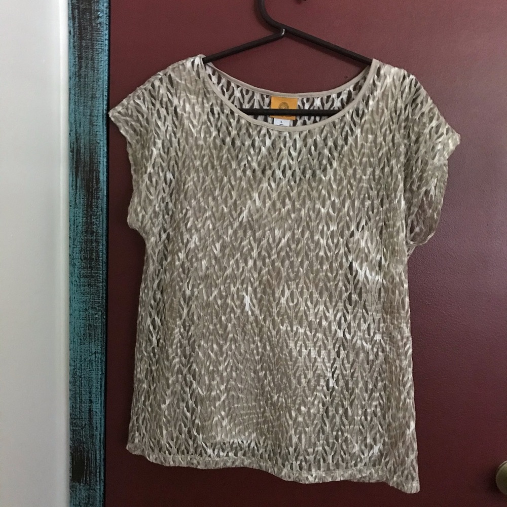 Ruby Rd Beige Top 2pc Connected - image 6